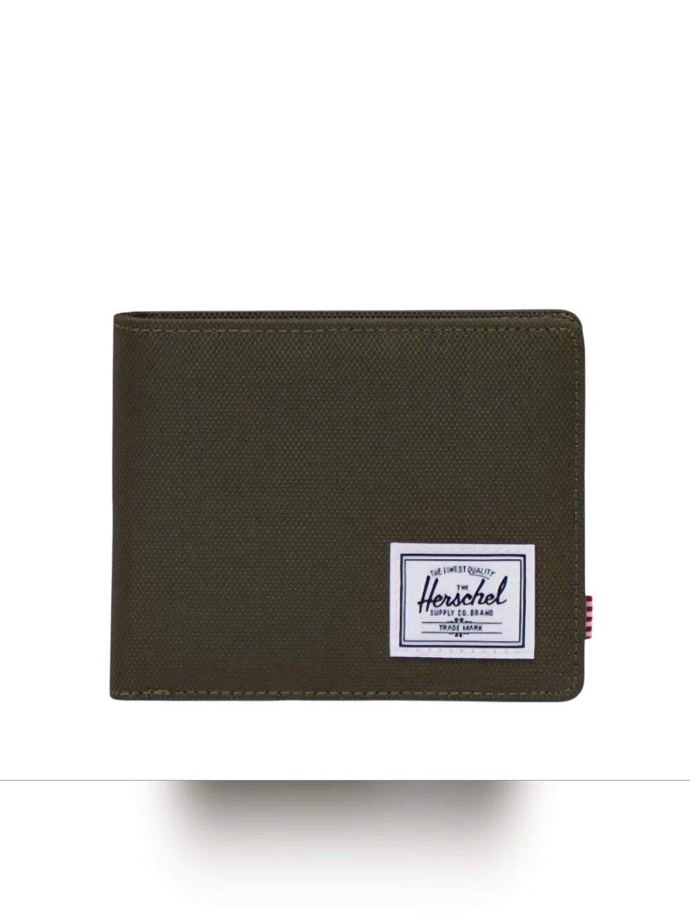 Brand NEW! Herschel Supply Company Olive Green Canvas Bi-Fold Wallet with Label